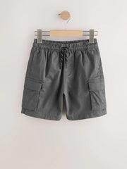 Charcoal Grey Cargo Shorts (3-16yrs)