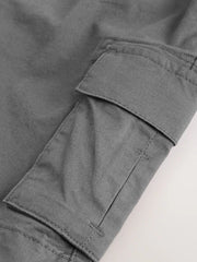 Charcoal Grey Cargo Shorts (3-16yrs)