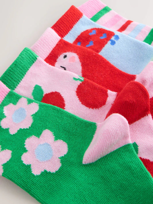 NEXT - NCNOL-Older Hosiery-Pink Red and Green