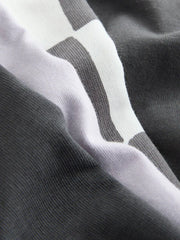 Charcoal Grey/Lilac Short Sleeve T-Shirt and Shorts Set 2 Pack (3mths-7yrs)
