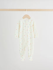 Blue/White Baby Sleepsuits 3 Pack (0mths-2yrs)