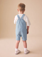 Stripe Denim Dungarees (3mths-7yrs)