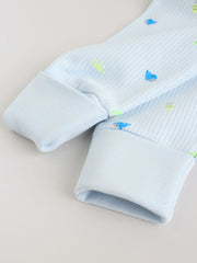 Multi Print Baby Sleepsuits 4 Pack (0mths-3yrs)