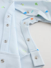 Multi Print Baby Sleepsuits 4 Pack (0mths-3yrs)