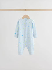 Multi Print Baby Sleepsuits 4 Pack (0mths-3yrs)