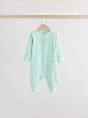 Multi Print Baby Sleepsuits 4 Pack (0mths-3yrs)
