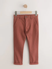 Rust Brown Skinny Fit Stretch Chino Trousers (3-17yrs)