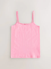 Pink/Orange Cami Vests 5 Pack (1.5-16yrs)