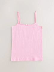 Pink/Orange Cami Vests 5 Pack (1.5-16yrs)