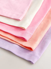 Pink/Orange Cami Vests 5 Pack (1.5-16yrs)