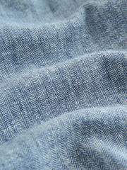 Blue Linen Blend Pull On Trousers (3-16yrs)