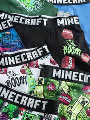 Green/Black Minecraft Trunks 7 Pack (3-14yrs)