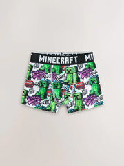 Green/Black Minecraft Trunks 7 Pack (3-14yrs)