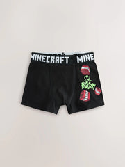 Green/Black Minecraft Trunks 7 Pack (3-14yrs)