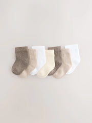Neutral Baby Socks 7 Pack