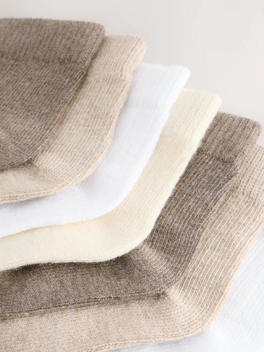 Neutral Baby Socks 7 Pack