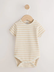 Mid Blue Woven Dungarees and Bodysuit Baby Set (0mths-2yrs)