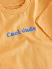 Orange Slogan Short Sleeve Small Graphic T-Shirt (3mths-8yrs)