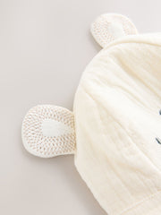 Neutral Bear Baby Bucket Hat