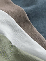 Light Grey/Brown/Charcoal/Khaki Tank Vest 4 Pack (3-16yrs)