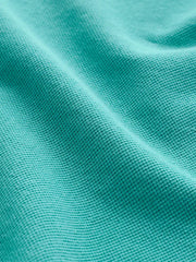 Stag Aqua Blue Short Sleeve Polo Shirt (3-16yrs)