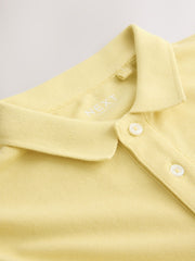 Yellow Sign Off Short Sleeve Polo Shirt (3-16yrs)