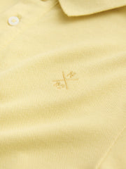 Yellow Sign Off Short Sleeve Polo Shirt (3-16yrs)