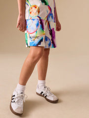 Multi Football Short Sleeve T-Shirt and Shorts Set (3-16yrs)