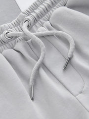 Grey and White Colourblock Short Sleeve Polo Shirt and Shorts Set (3-16yrs)