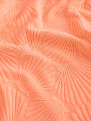 Orange Shell Crinkle Swimsuit (3-16yrs)