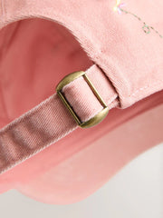Pink Croissant Baseball Cap (1-16yrs)
