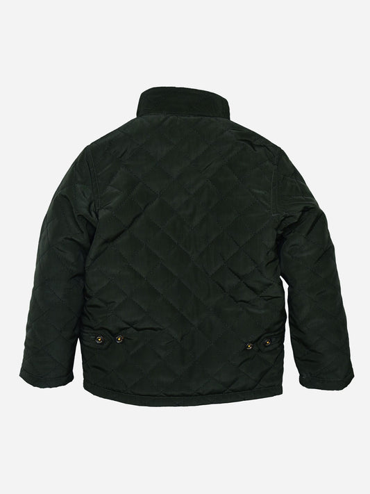 Horizontal Olive Quilted Jacket Brumano Pakistan