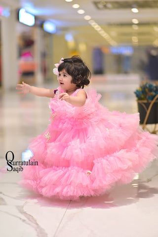 Barbie Frock | QS STUDIO | Frocks | Newborn baby clothes