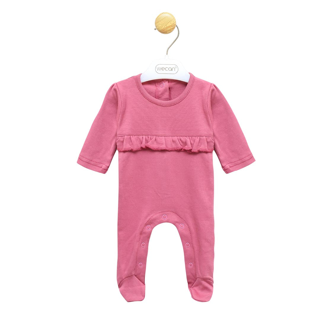 Pink Frilled Sleep Suit | Suits & Sets | The nest clothing