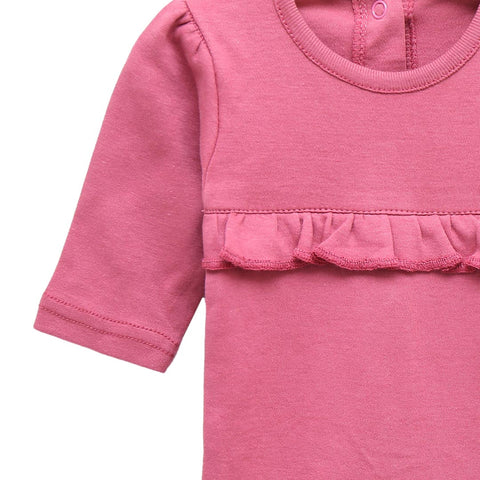 Pink Frilled Sleep Suit | Suits & Sets | The nest clothing