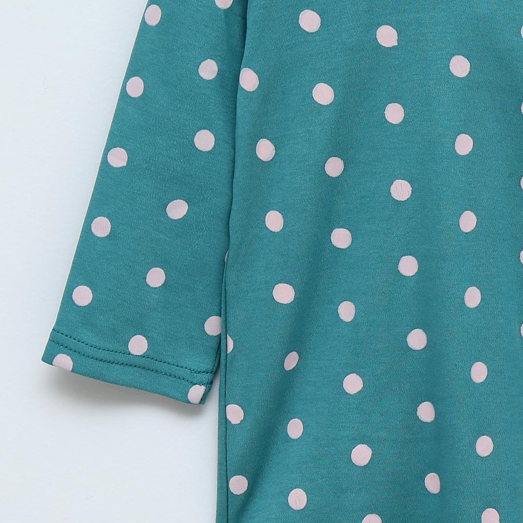 Blue Polka Dot Baby Suit | Suits & Sets | The nest clothing