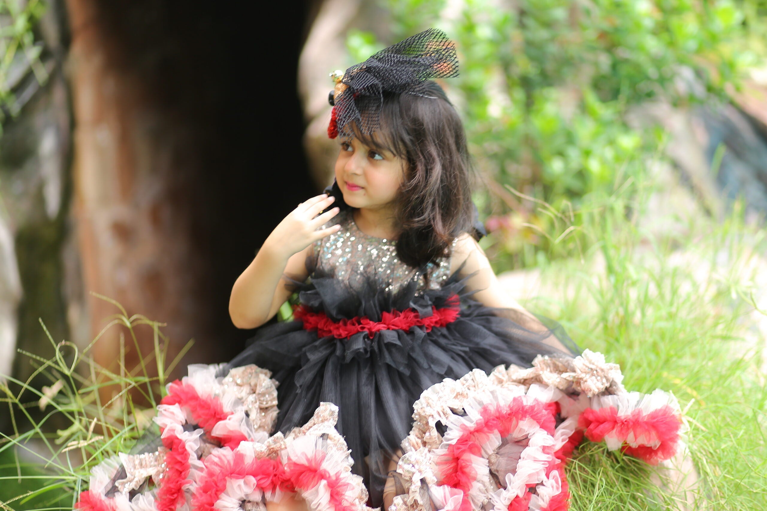 Black and red forest Queen | QS STUDIO | Frocks | Newborn baby clothes