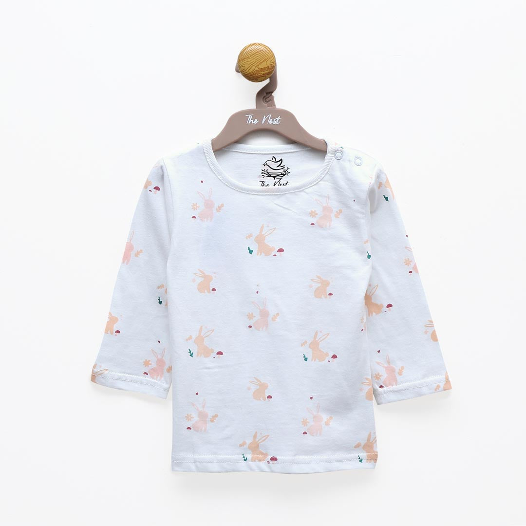 White Bunny Baby Shirt | Tops & T-Shirts | The nest clothing