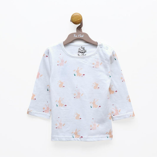 White Bunny Baby Shirt