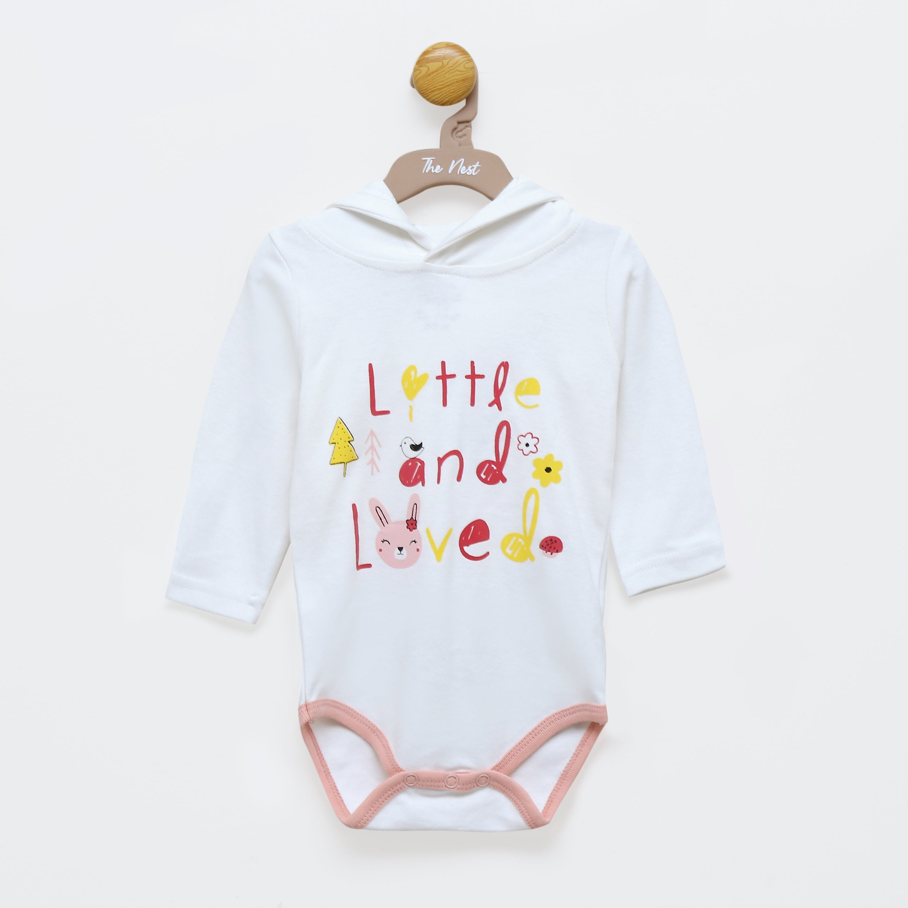 Long Sleeve Bodysuit with Hood | Suits & Sets | The nest clothing