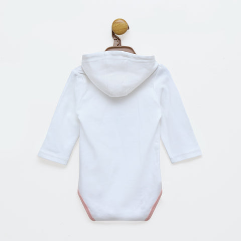 Long Sleeve Bodysuit with Hood | Suits & Sets | The nest clothing