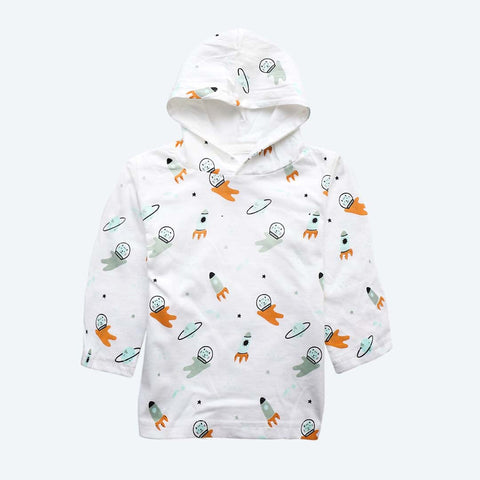 White Cosmic Hoodie