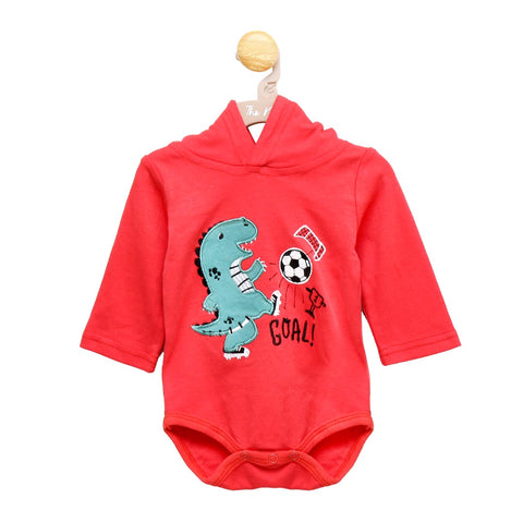 Hooded Dino Bodysuit