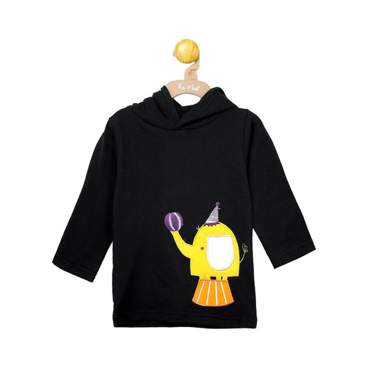 Merry-go-round hooded T-shirt