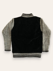 Grey/Black Suede Zipper | Jacket | IXAMPLE