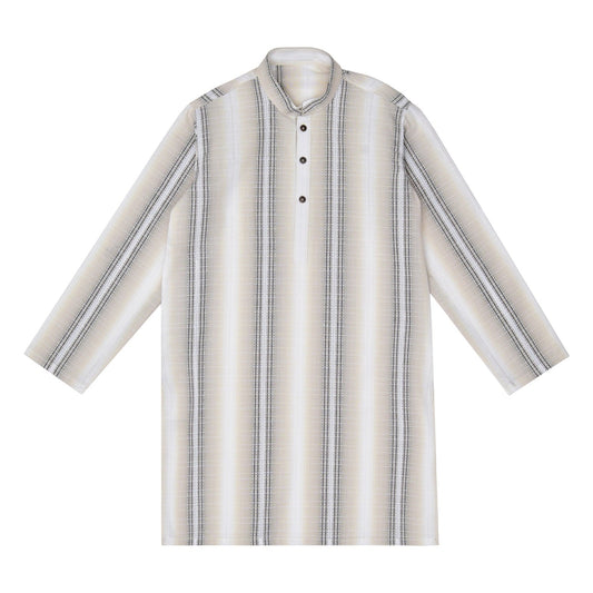 Jacquard Striped Kurta