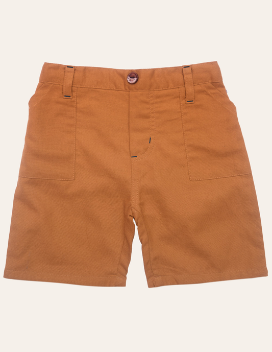 Mustard Cotton Shorts IXAMPLE Pakistan