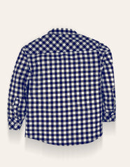 Navy Check Shirt