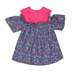 Off-Shoulder Printed Dress IXAMPLE Pakistan