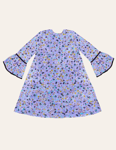 Violet Floral Kurti